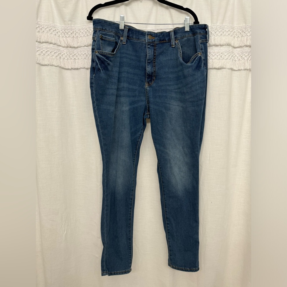 Time and Tru High Rise Blue Skinny Jeans